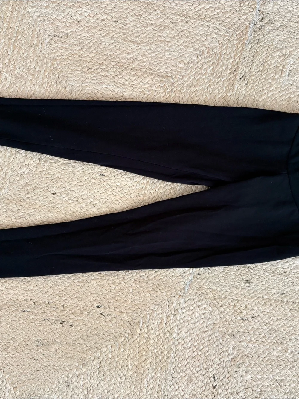 Quince Organic Cotton Black Maternity Everyday Leggings